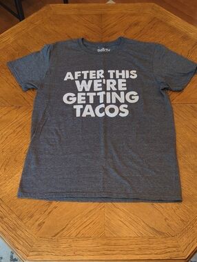 'After This We're Getting Tacos' Heather Gray Graphic Tee